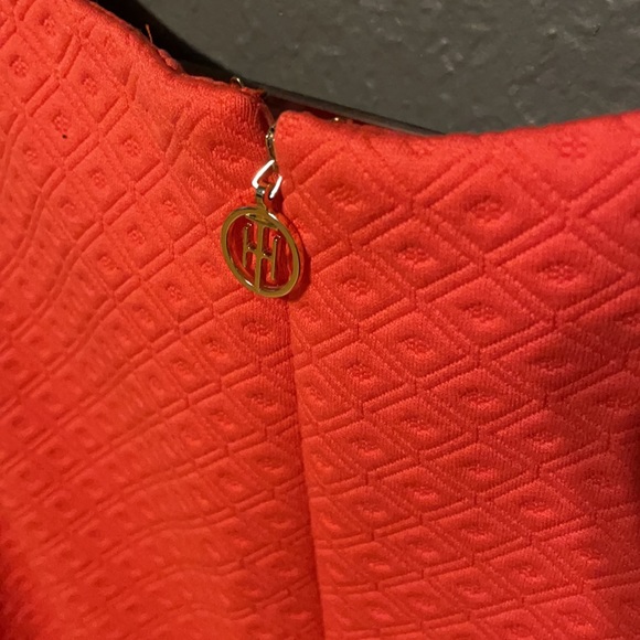 Tommy Hilfiger size 10 tangerine sleeveless dress - Picture 5 of 11